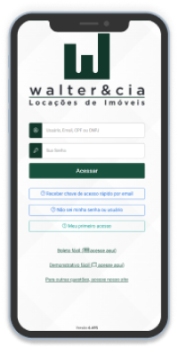 Aplicativo Walter & Cia solução na palma da sua mão