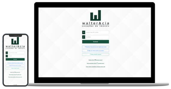 Agilize a interação com a sua locação com o Aplicativo Walter & Cia